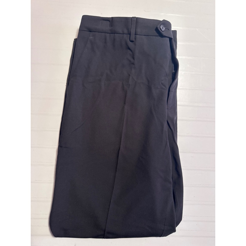 Croft & Barrow Mens Classic Fit Stretch Suit Pants Black 38x29 Flat Front NWT